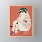 Just Slothin' Around Mini Art Print Gallery Image 1