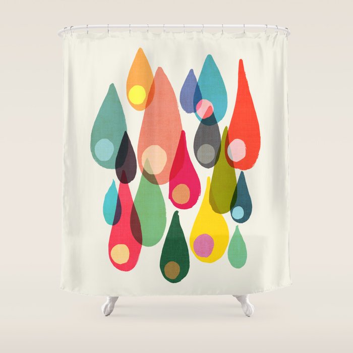 Rainfall Shower Curtain Gallery Image 1