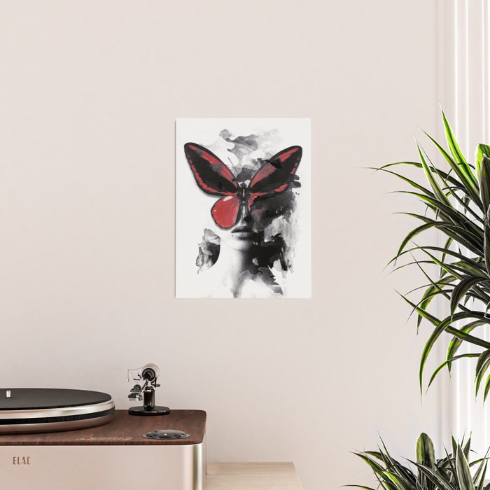 Red Butterfly Poster Gallery Image 2
