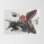 Red Butterfly Rug Gallery Image 2
