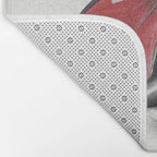 Red Butterfly Bath Mat Gallery Image 2