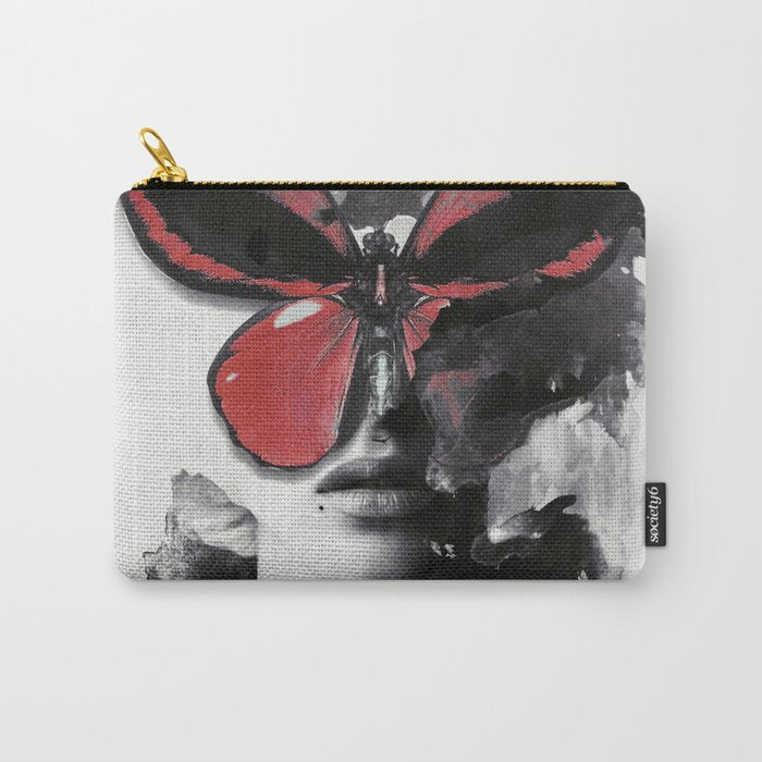 Red Butterfly Carry All Pouch Gallery Image 1