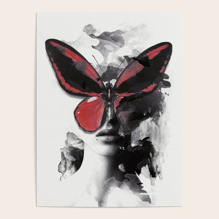 Red Butterfly Poster Gallery Image 1