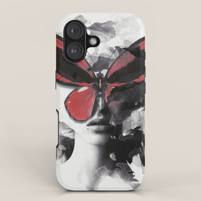 Red Butterfly iPhone Case Gallery Image 1