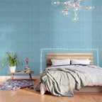 Light Blue White Lines Minimalist Drawing Artwork Wallpaper Gallery Image 3
