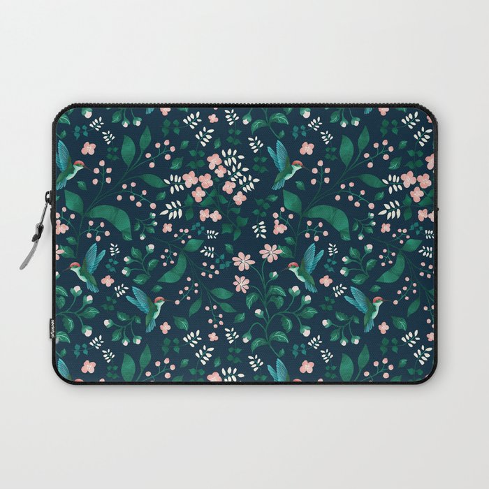Humming Bird Garden I Laptop Sleeve Gallery Image 1