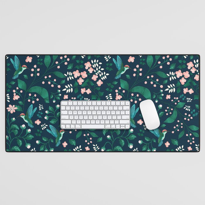 Humming Bird Garden I Desk Mat Gallery Image 1