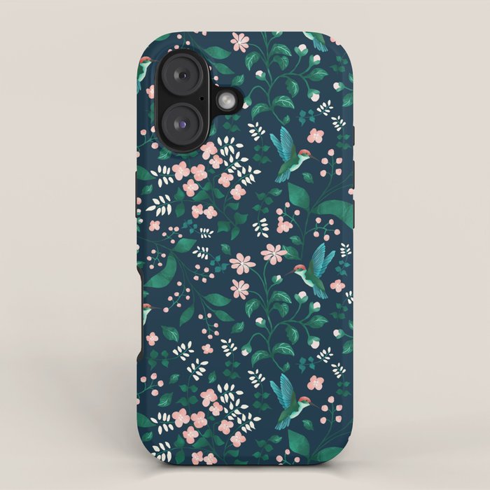 Humming Bird Garden I iPhone Case Gallery Image 1