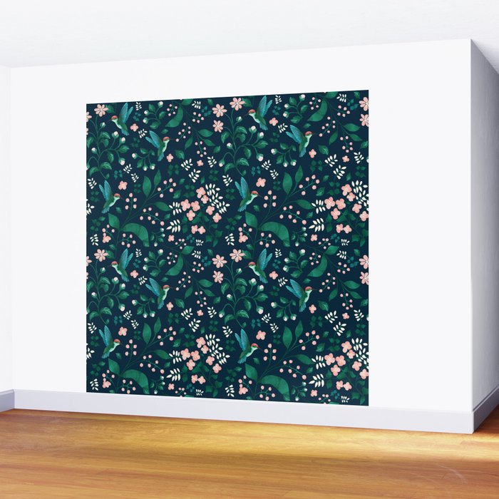 Humming Bird Garden I Wall Mural Gallery Image 2