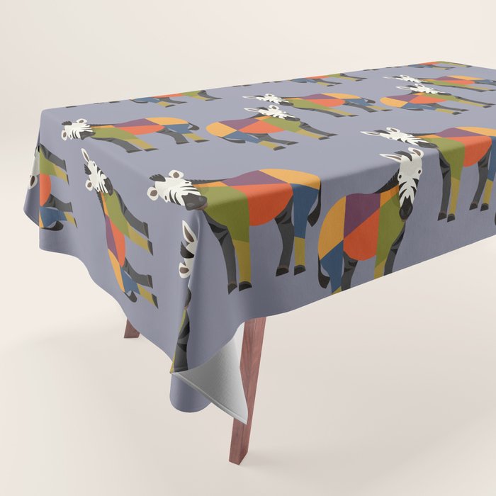 Zebra Tablecloth Gallery Image 1