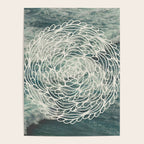 Mandala Ocean Waves Poster Gallery Image 4
