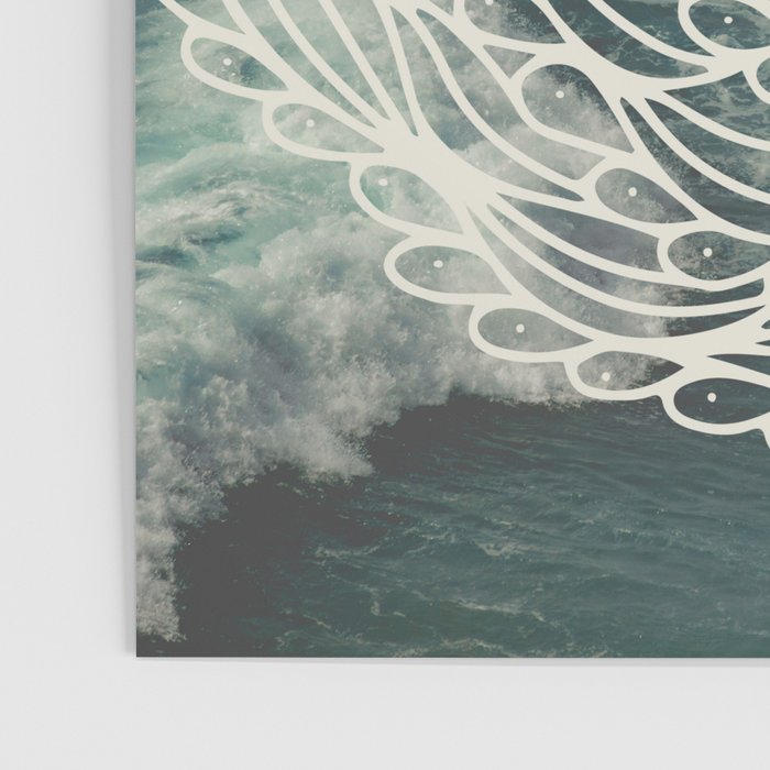 Mandala Ocean Waves Poster Gallery Image 3