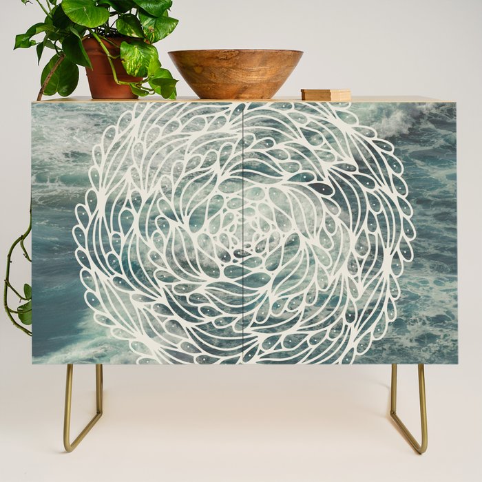 Mandala Ocean Waves Credenza Gallery Image 1
