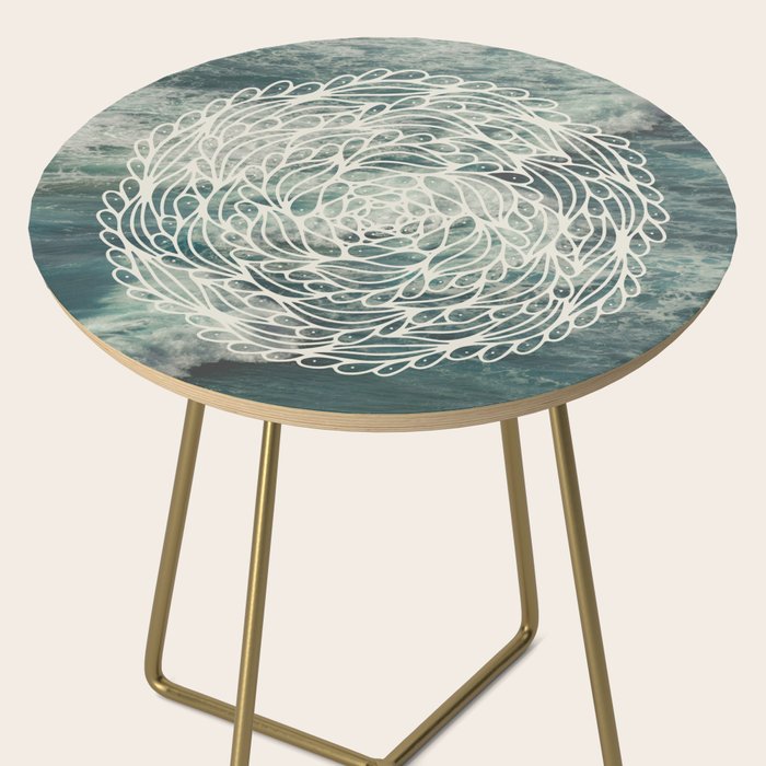 Mandala Ocean Waves Side Table Gallery Image 2