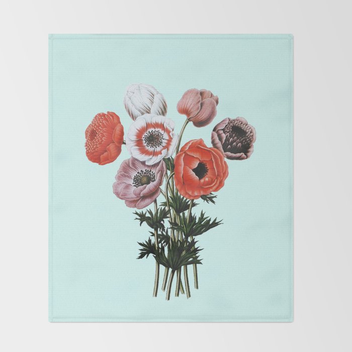 Poppies Throw Blanket Gallery Image 2