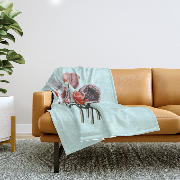 Poppies Throw Blanket Gallery Image 1