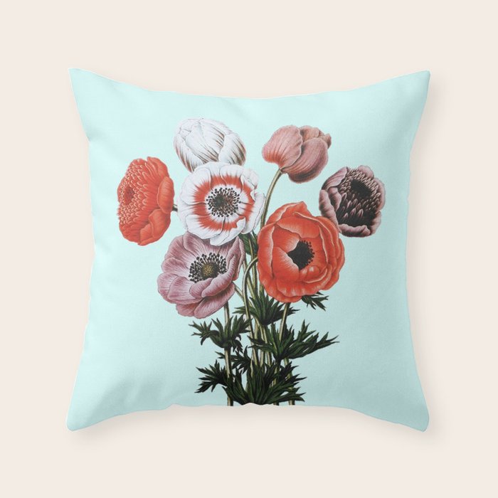 Poppies Throw Pillow Gallery Image 1