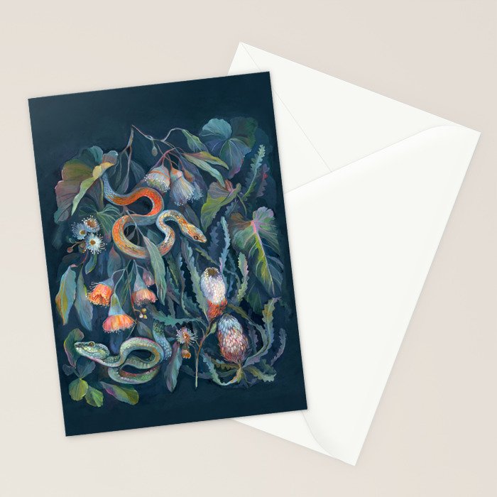Snake Banksia Forest Stationery Card Gallery Image 2