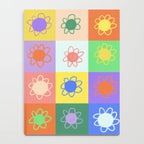 Floral checkerboard pattern Notebook Gallery Image 4