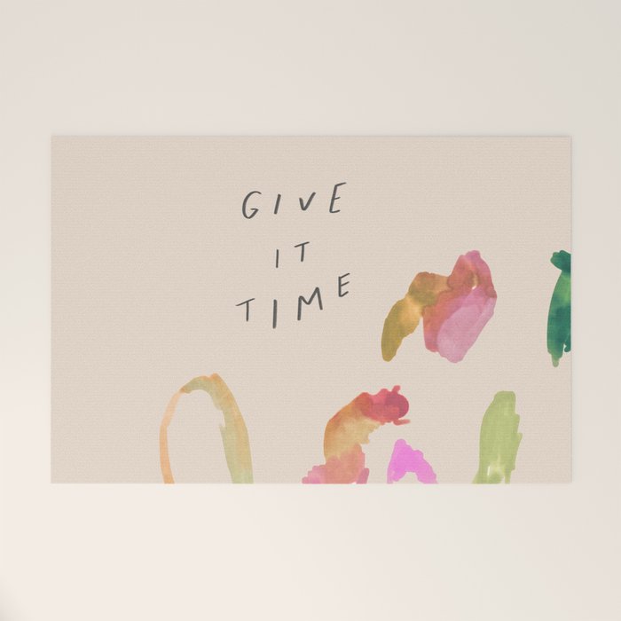 "Give It Time" Welcome Mat Gallery Image 1