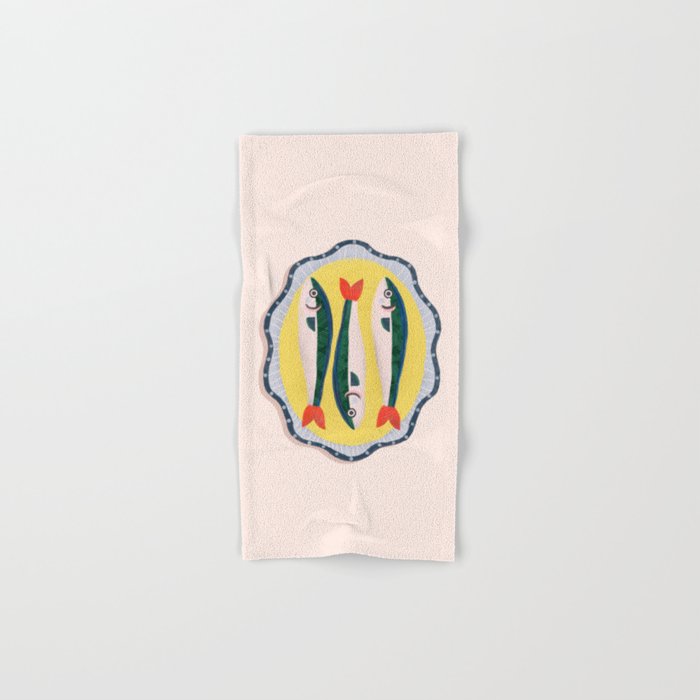 Fish On A Plate Bath Towel Gallery Image 1