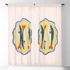 Fish On A Plate Window Curtain Gallery Image 5