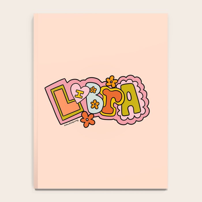 Libra Doodle Letters Notebook Gallery Image 4