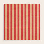 STRIPES 001 C - Strawberry Wood Wall Art Gallery Image 1