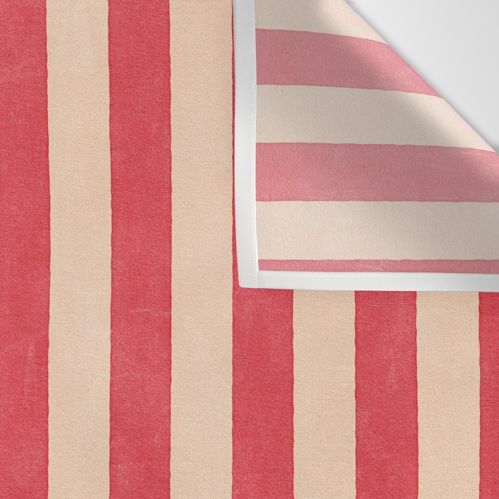 STRIPES 001 C - Strawberry Wall Tapestry Gallery Image 3