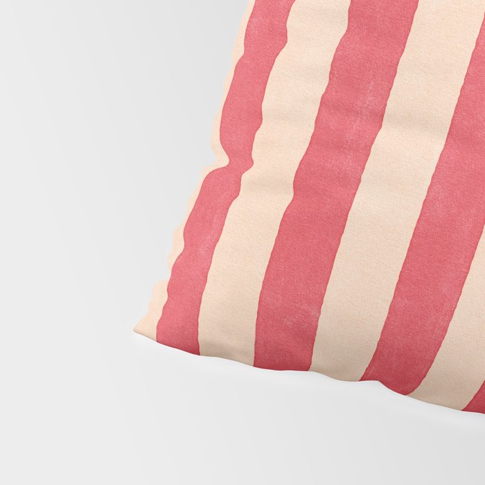 STRIPES 001 C - Strawberry Pillow Sham Gallery Image 4
