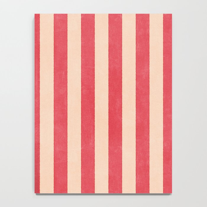 STRIPES 001 C - Strawberry Notebook Gallery Image 4