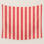 STRIPES 001 C - Strawberry Wall Tapestry Gallery Image 4