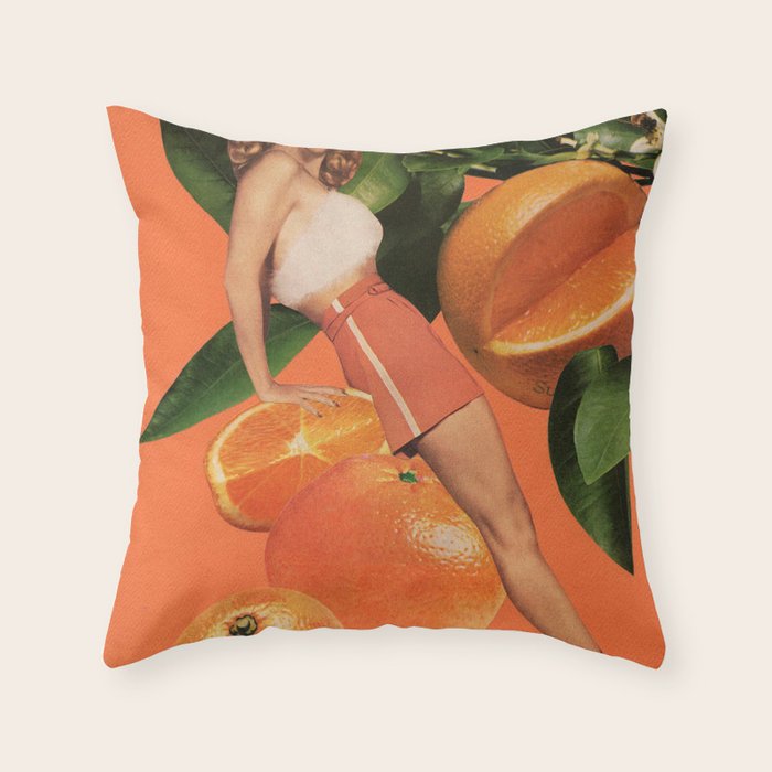 Vitamin C Throw Pillow Gallery Image 6