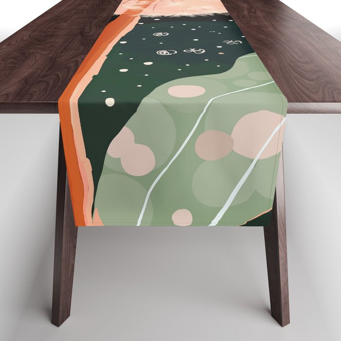 Night Dandelion Table Runner Gallery Image 1