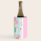 Abstract Nature - Colourful Doodle Pattern 3 Wine Chiller Gallery Image 3
