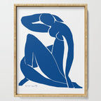 Henri Matisse - Blue Nude II - Minimalist Blue Serving Tray Gallery Image 1