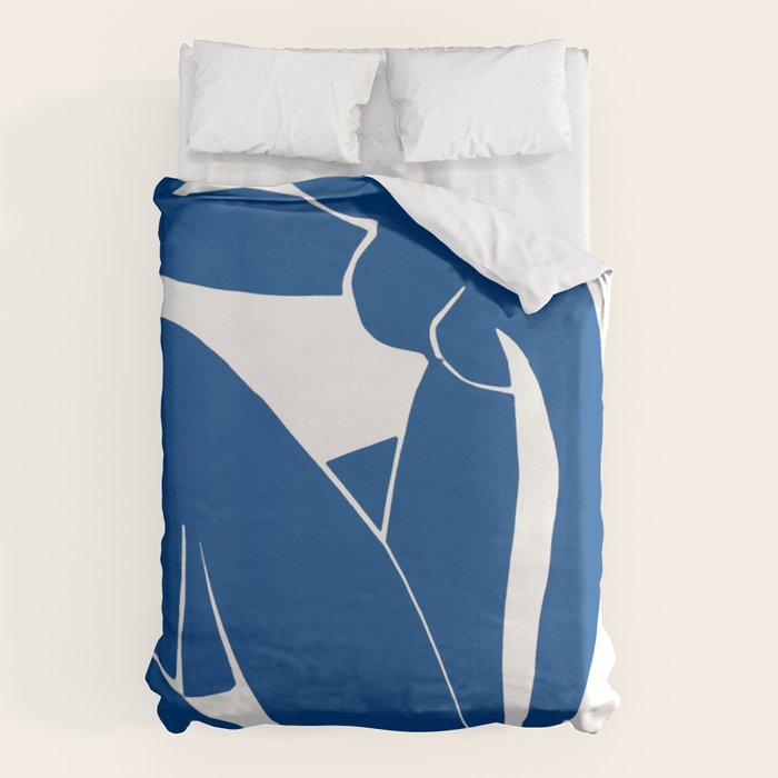 Henri Matisse - Blue Nude II - Minimalist Blue Duvet Cover Gallery Image 1