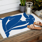 Henri Matisse - Blue Nude II - Minimalist Blue Outdoor Rug Gallery Image 2