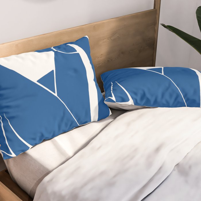 Henri Matisse - Blue Nude II - Minimalist Blue Pillow Sham Gallery Image 2