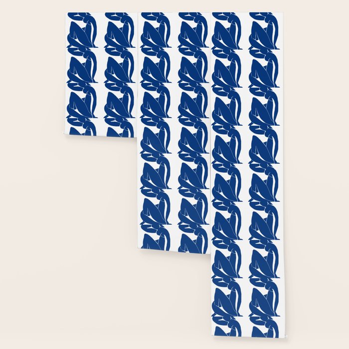 Henri Matisse - Blue Nude II - Minimalist Blue Wallpaper Gallery Image 3