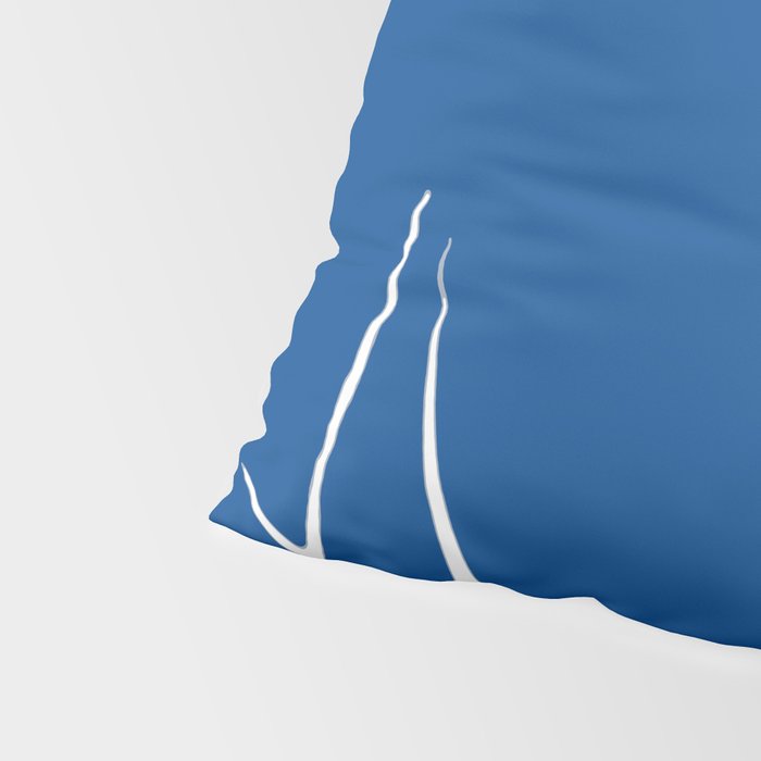 Henri Matisse - Blue Nude II - Minimalist Blue Pillow Sham Gallery Image 4