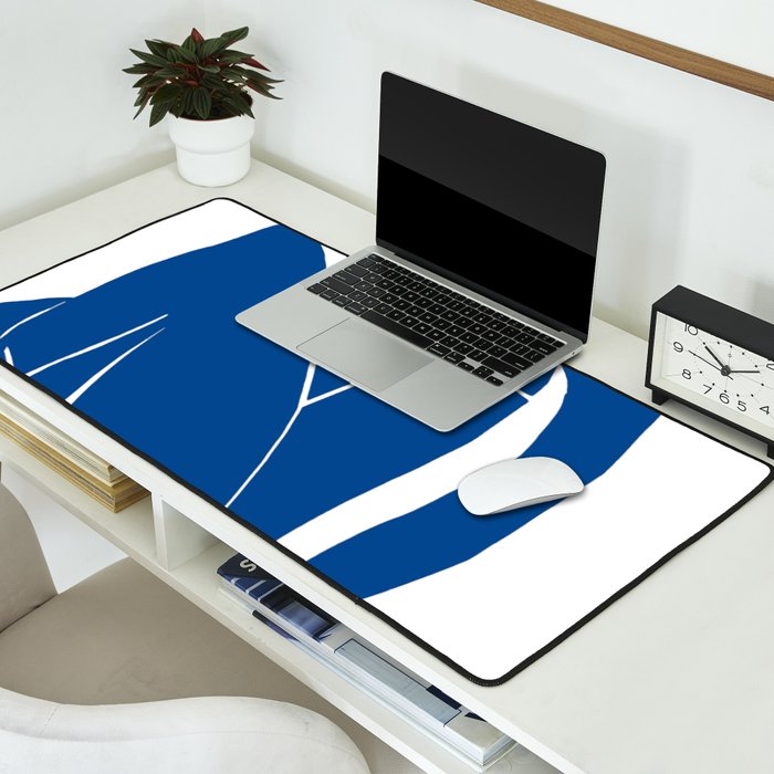 Henri Matisse - Blue Nude II - Minimalist Blue Desk Mat Gallery Image 2