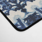 Ornate Blue and White Shibori Desk Mat Gallery Image 4