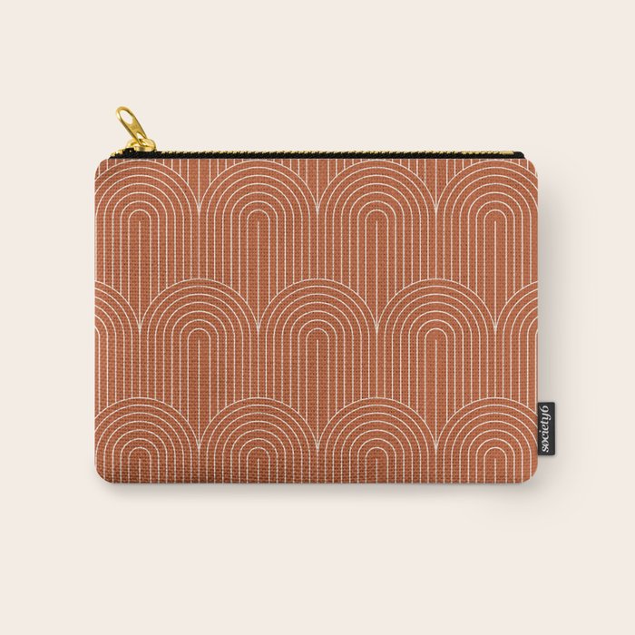 Art Deco Arch Pattern XI Carry All Pouch Gallery Image 1