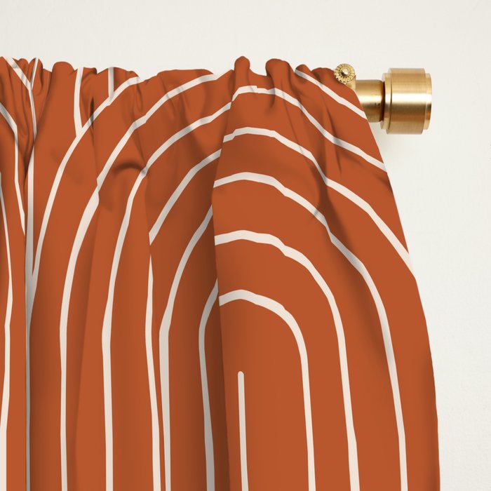 Art Deco Arch Pattern XI Window Curtain Gallery Image 2