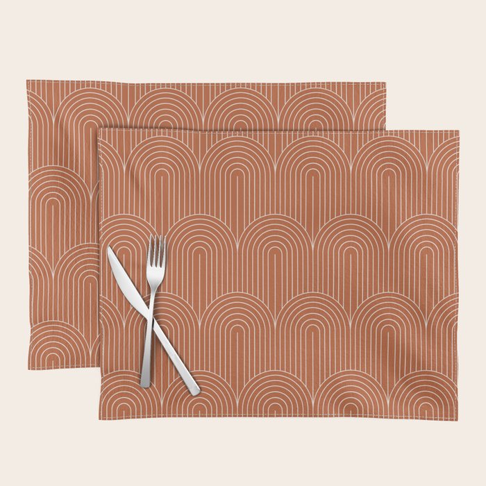 Art Deco Arch Pattern XI Placemat Gallery Image 1