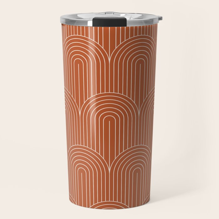 Art Deco Arch Pattern XI Travel Mug Gallery Image 1