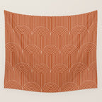 Art Deco Arch Pattern XI Wall Tapestry Gallery Image 4