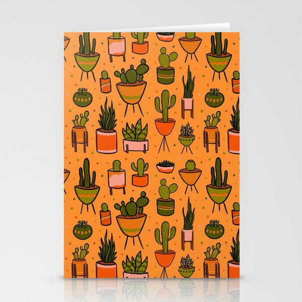 Modern Cactus Stationery Card Gallery Image 2