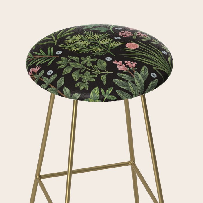 Herbs & Spices - dark Stool Gallery Image 2